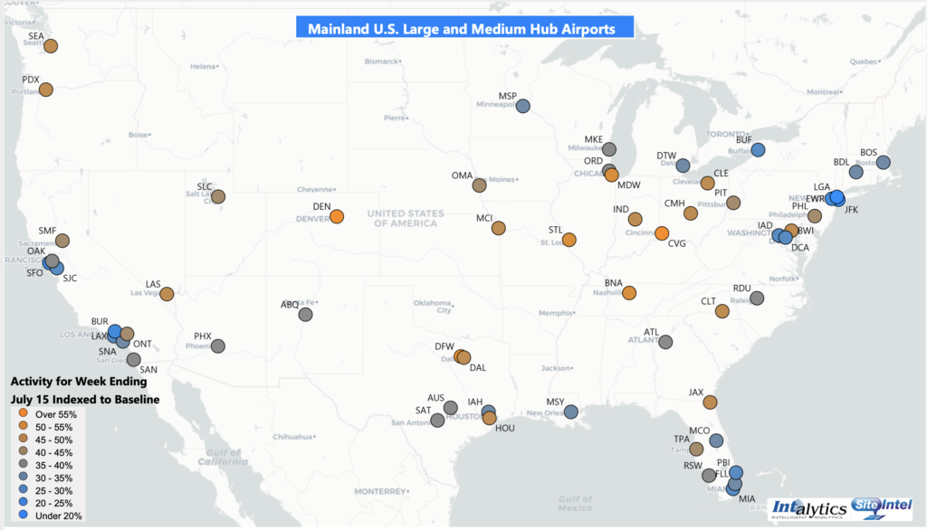 Mainland Large Airport Hubs