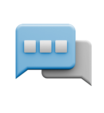 Icon of dialog boxes.